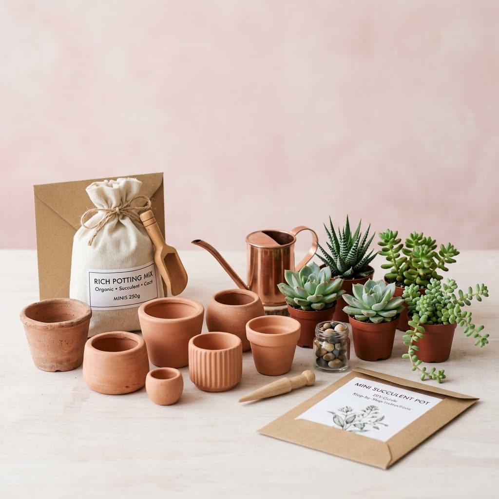 Mini Succulent Pot Kit